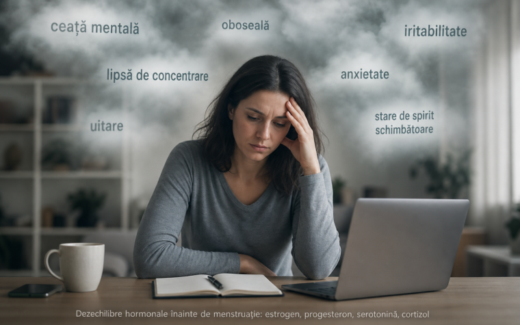 Ceața mentală înainte de menstruație și legătura mai puțin discutată cu hormonii